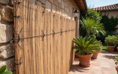 Protégez votre intimité : astuces de fixation pour canisses sur mur sans installation complexe